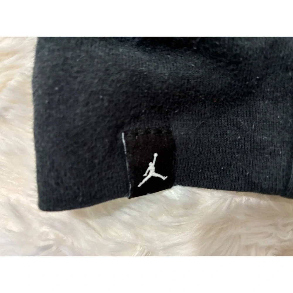 Jordan Flight‎ Long Sleeve Graphic T-Shirt Black Michael Jordan Clouds Mens L
